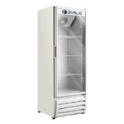 Freezer Vertical Vega Porta de Vidro Perfil PVC 500L - Branco